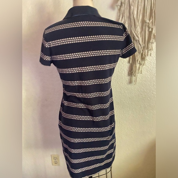 Tommy Star Patriotic Stripe Mini Navy Polo Dress - Picture 4 of 9